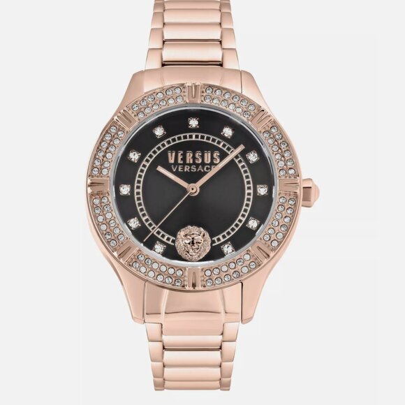 Versus Versace Womens Rose Gold 36mm Bracelet Fashion Watch